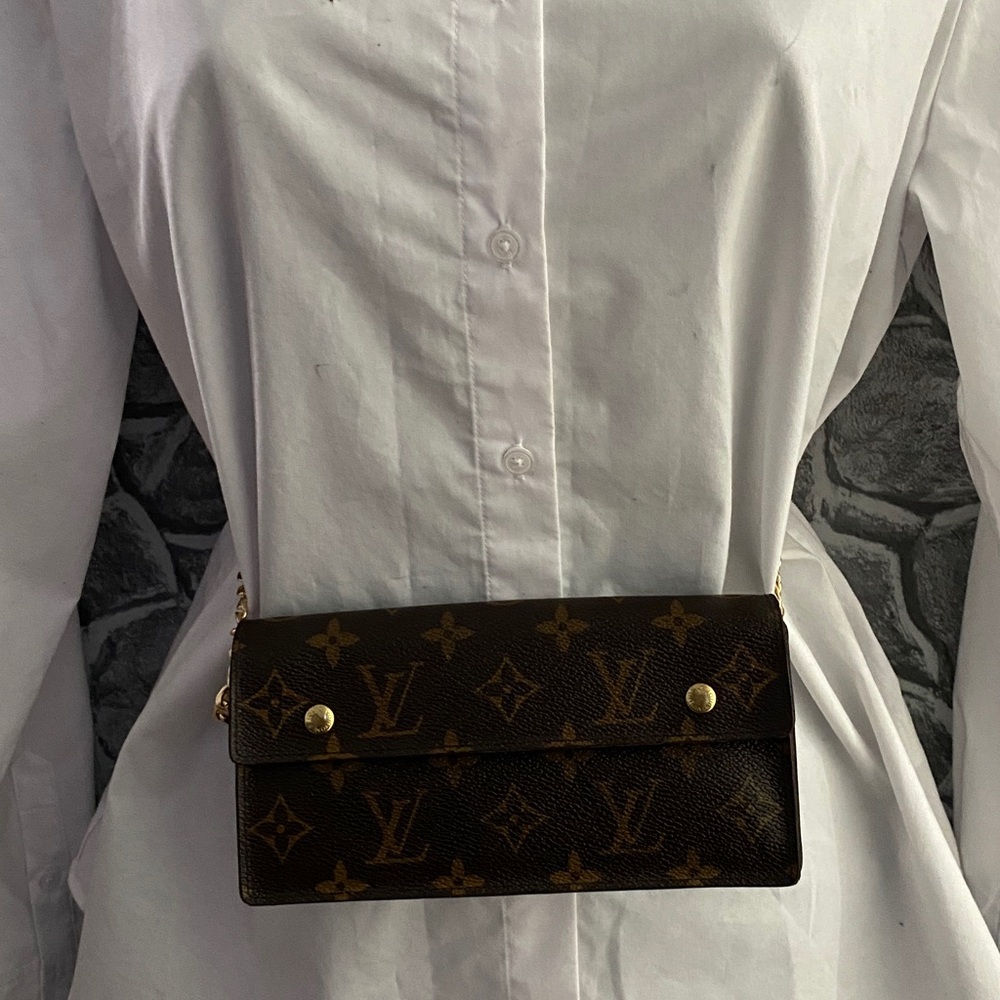 Authentic Louis Vuitton Monogram Portefeuille Acordion Long Wallet - Picture 4 of 16